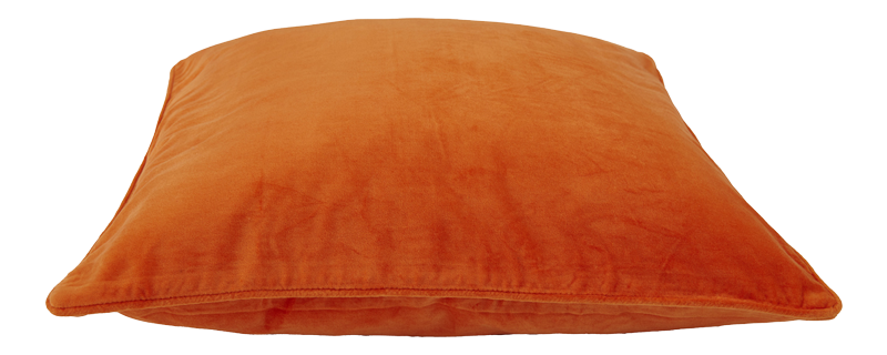 ORANGE, cushion cover, velvet