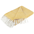 PET Outdoordecke, HERRINGBONE, yellow, 130x180cm