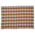 PET Outdoordecke, SQUARE, green, orange, lavender, 130x180cm