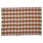 PET Outdoordecke, SQUARE, green, orange, lavender, 130x180cm