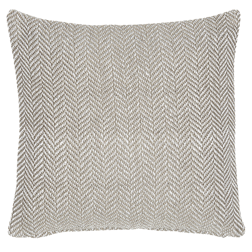 PET Outdoorkissen, HERRINGBONE, sand, mit Polyfüllung, 45x45cm