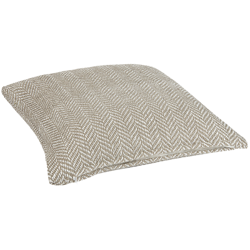 PET Outdoorkissen, HERRINGBONE, sand, mit Polyfüllung, 45x45cm