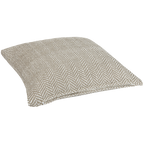 PET Outdoorkissen, HERRINGBONE, sand, mit Polyfüllung, 45x45cm