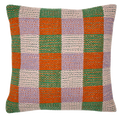 PET Outdoorkissen, SQUARE, green, orange, lavender, 45x45cm