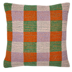 PET Outdoorkissen, SQUARE, green, orange, lavender, 45x45cm