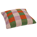 PET Outdoorkissen, SQUARE, green, orange, lavender, 45x45cm