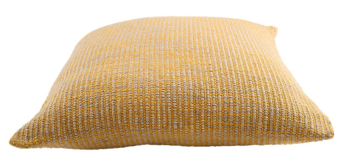 PET Outdoorkissen, MELANGE, gelb, 60x60cm
