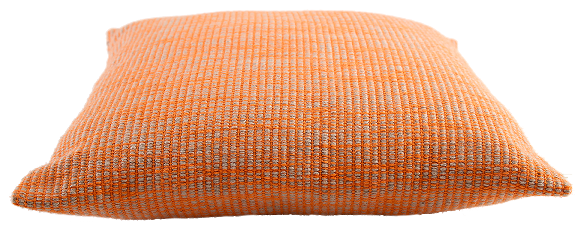 PET Outdoorkissen, MELANGE, orange, 60x60cm
