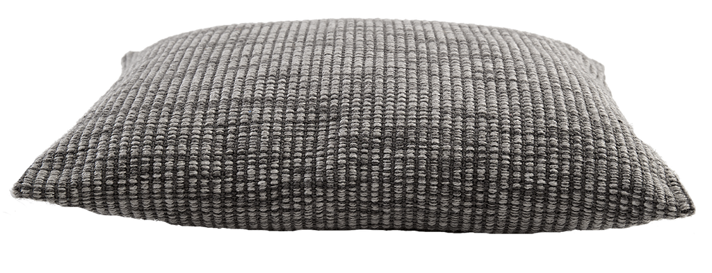 PET Outdoorkissen, MELANGE, dunkelgrau, 40x60cm
