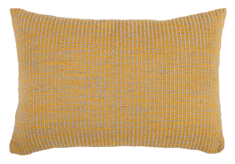 PET Outdoorkissen, MELANGE, gelb, 40x60cm