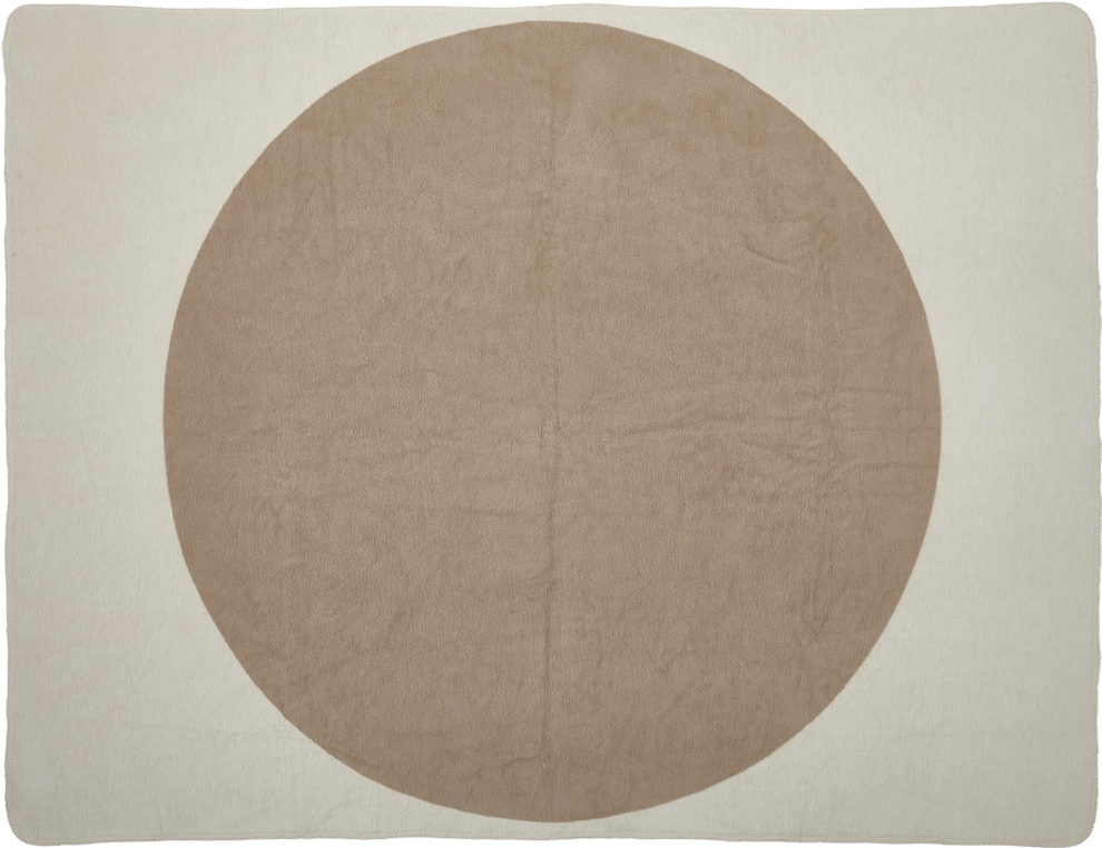 Decke, DOT, Baumwoll-Velours, creme/beige, 150x200cm