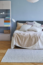 Decke, DOT, Baumwoll-Velours, creme/beige, 150x200cm