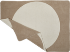 Decke, DOT, Baumwoll-Velours, creme/beige, 150x200cm