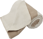 Decke, DOT, Baumwoll-Velours, creme/beige, 150x200cm