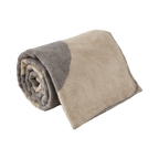Decke, DAISY, Baumwoll-Velours, Wolke/Beige 150x200cm