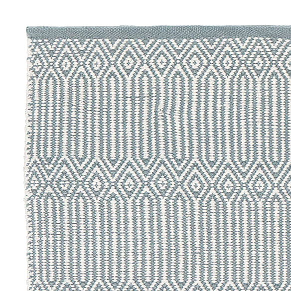 Baumwollteppich, BRAID, recycelt, GRAU/natur, 60x90cm