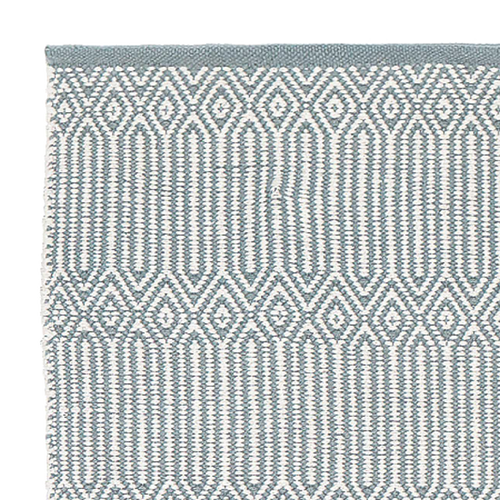 Baumwollteppich, BRAID, recycelt, GRAU/natur, 60x90cm