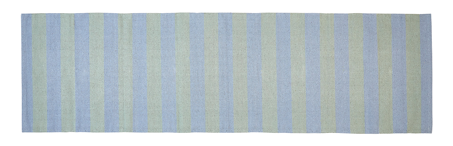 Baumwollteppich, SIESTA, recycelt, ICE/SAGE, 70x250cm