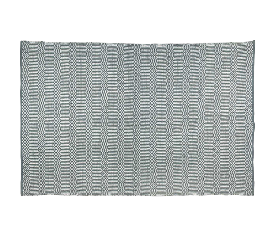 Baumwollteppich, BRAID, recycelt, GRAU/natur, 200x300cm