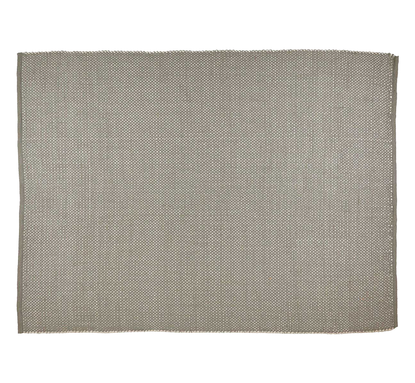 Baumwollteppich, DOTS, recycelt, GRAU/natur, 200x300cm