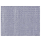 Baumwollteppich, ZIGZAG, recycelt, NAVY/natur, 200x300cm