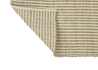 Seegrass Teppich, SAIGON, 70x140cm mit recycelter Baumwolle, weiß