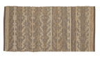 Teppichläufer aus Jute/Baumwolle, FREJA, braun, 70x140cm