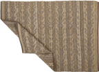 Teppichläufer aus Jute/Baumwolle, FREJA, braun, 70x140cm