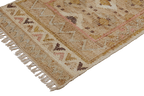 Jute Kelim, PROVENCE, natural/rose/buttercup, 70x250cm