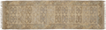 Jute Kelim, BASHIR, beige, grey, 70x250cm