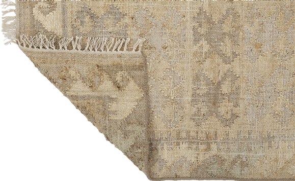Jute Kelim, BASHIR, beige, grey, 70x250cm