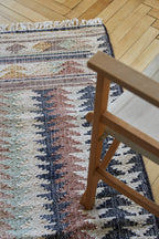 Jute Kelim, FIR, black, brown, beige, 70x250cm