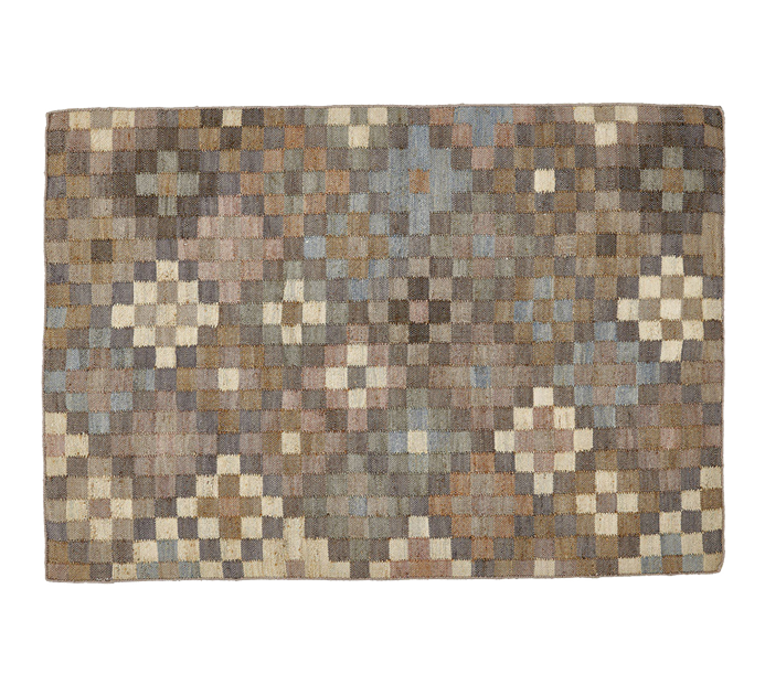 Jute Kelim, MATRIX, multi coloured, 200x300cm