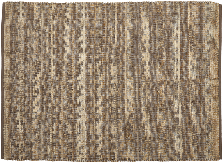 Teppich aus Jute/Baumwolle, FREJA, braun, 200x300cm