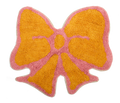 Teppich, BOW, pink/orange, Baumwolle, 55x64cm