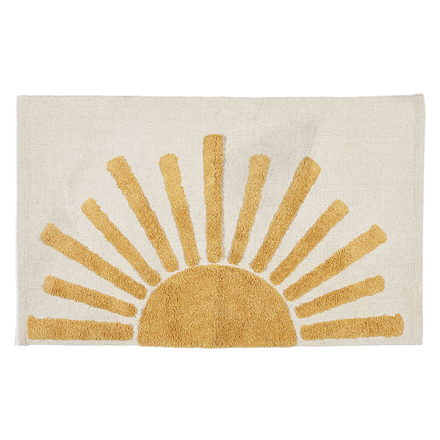 Teppich, SUN, hochflorig, HONEY/natur, Baumwolle, 60X90cm