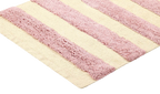 Teppich, SUGAR, rosa/naturweiß, Baumwolle, 60x90cm