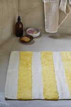 Teppich, SUGAR, gelb/naturweiß, Baumwolle, 60x90cm