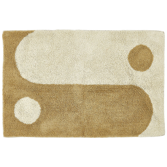 Teppich, YINYANG, beige/naturweiß, Baumwolle, 60x90cm*SALE