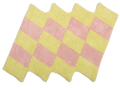 Teppich, SCALA, pink/gelb, Baumwolle, 60x90cm