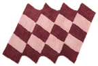 Teppich, SCALA, pink/braun, Baumwolle, 60x90cm