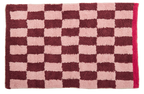 Teppich, LUCKY, pink/braun, Baumwolle, 60x90cm