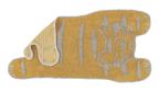 Teppich, CAT, senf/grau, Baumwolle, 70x140cm