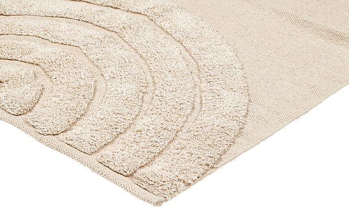 Teppich, RAINBOW, natur, Baumwolle, 90x120cm*SALE