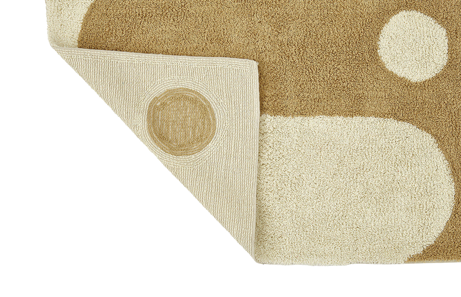 Teppich, YINYANG, beige/naturweiß, Baumwolle, 90x120cm*SALE