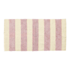 Teppich, SUGAR, rosa/naturweiß, Baumwolle, 70x140cm