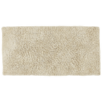 Teppich, SHAGGY, naturweiß, Baumwolle, 70 x 140 cm