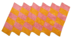 Teppich, SCALA, orange/pink, Baumwolle, 70x140cm