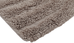 Wollteppich hochflorig, SWIRL, grau, 70x140cm