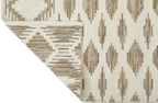Teppichläufer aus Wolle/Baumwolle, IDUN, creme/caramel, 70x140cm